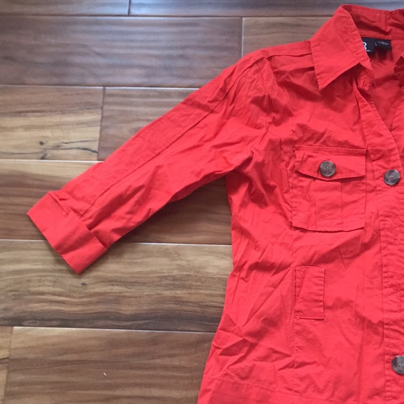 23rd ST. ORANGE BUTTON DOWN SZ L - Picture 5 of 8